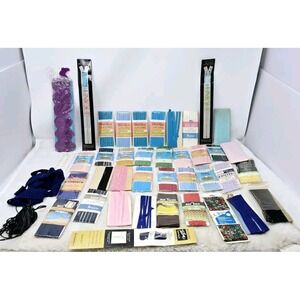 Lot of 41 Rick Rack, Bias Tape Maxi Piping, Fleece Binding, Piping Hem‎ Sewing